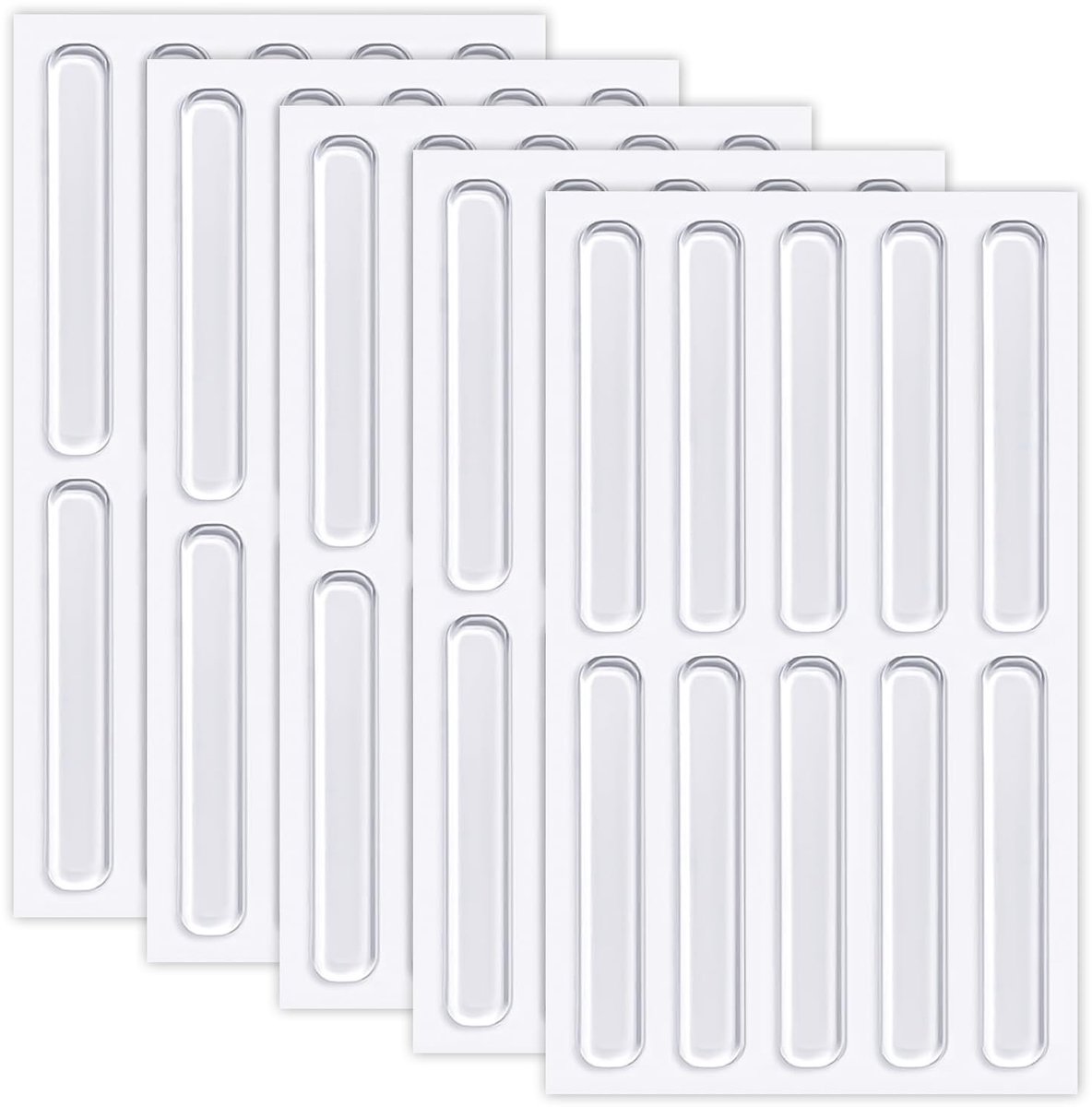 Solidchoice - 50 Stuks Transparante Siliconen Meubeldempers voor Oppervlaktebescherming