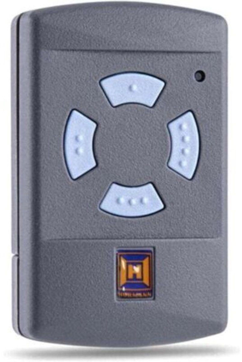 HSM4 868 MHz garagedeurafstandsbediening, compatibel met geschikt voor Hörmann HSM 4 handzender, 868,3 MHz, 4 knoppen, bereik van 30 meter, inclusief batterij.