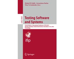 Testing Software and Systems