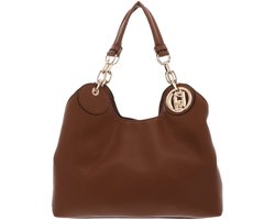 LIU JO sac à main sac à épaule Faiza ECS Satchel Suede brun