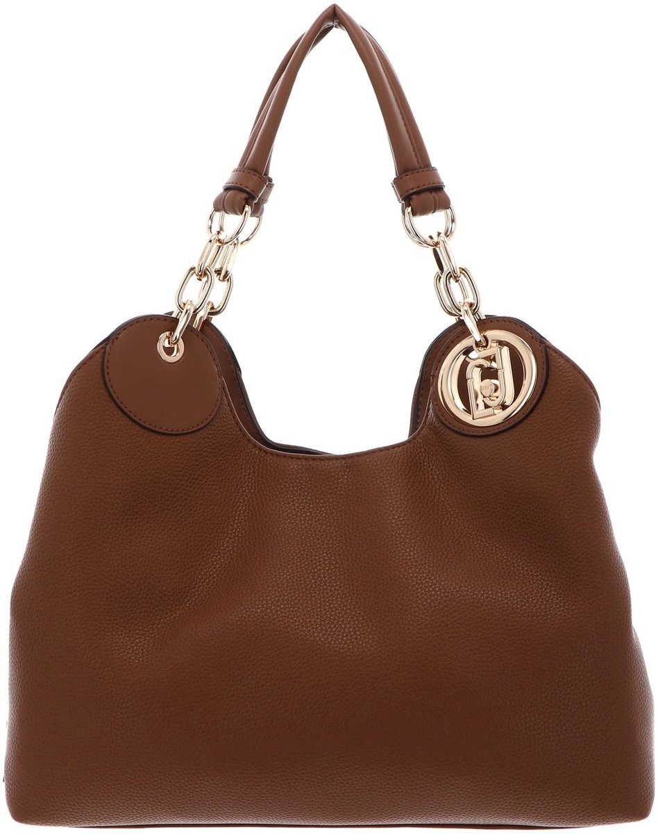 LIU JO handtas schoudertas Faiza ECS Satchel Suede bruine