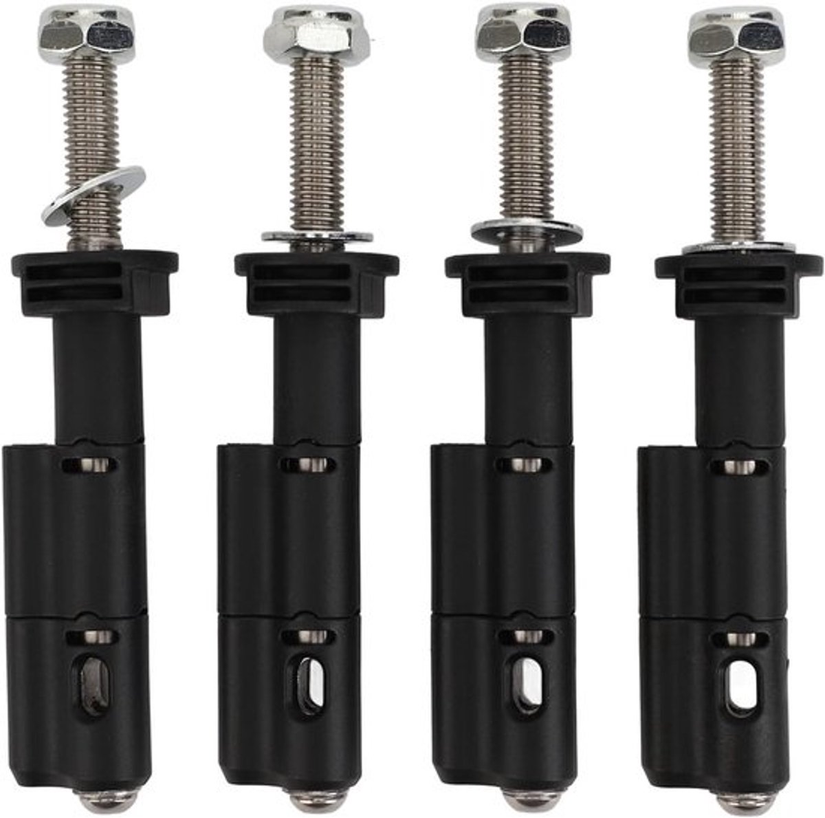 Set van Bevestigingspinnen voor Traction Boards, Eenvoudige Installatie, Betrouwbare Veiligheid, Roestvrij Staal en Nylon, Geschikt voor MKII, Herstel en Offroad Gebruik
