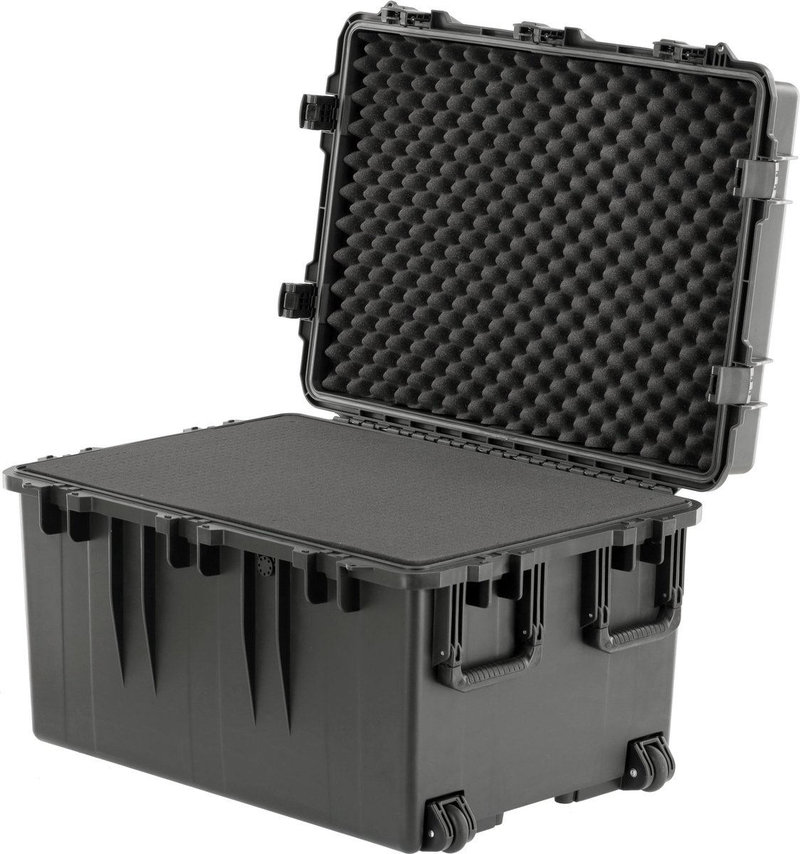Waterdichte Beschermkoffer met Plukschuim - IP55 - 84.5 x 62 x 49 cm - Kunststof Flightcase met Drukventiel - Schokbestendige Koffer voor Gereedschap, Foto & Apparatuur