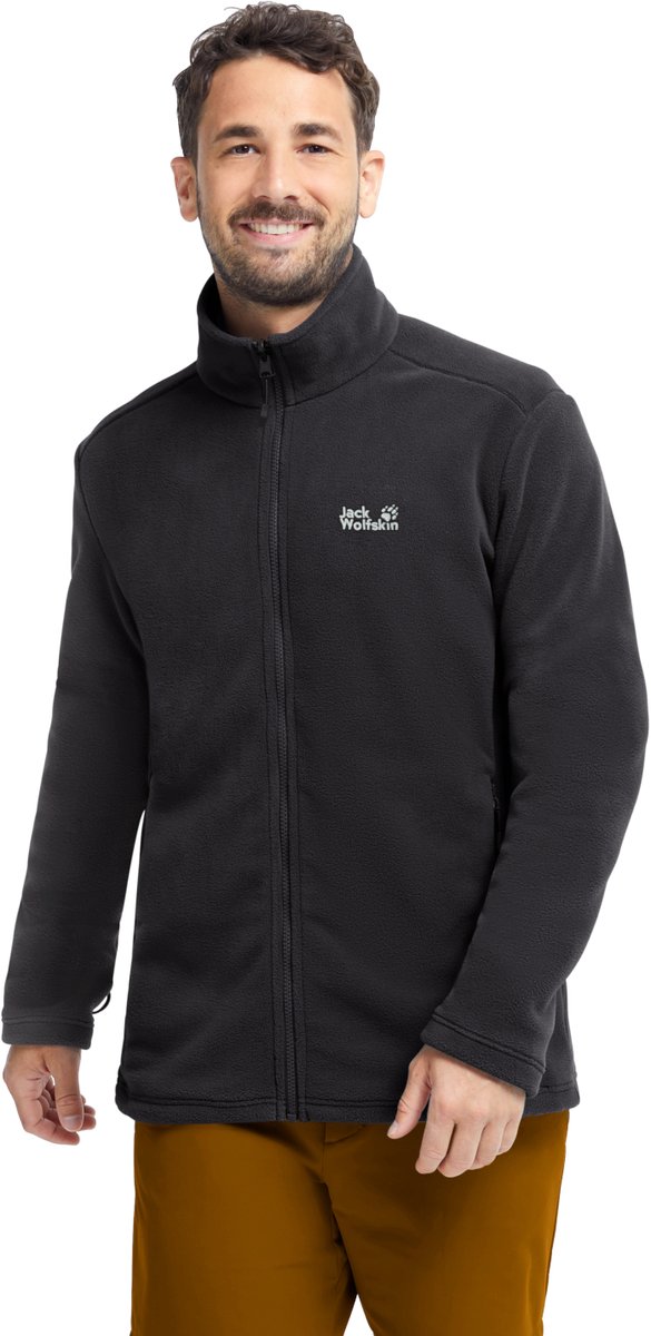 Jack Wolfskin TAUNUS 200 FZ M Heren Outdoorvest - black
