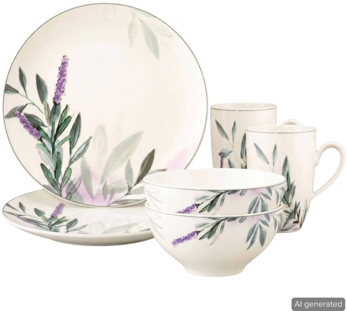 Frühstücks-Set Savona Provence Set van 6