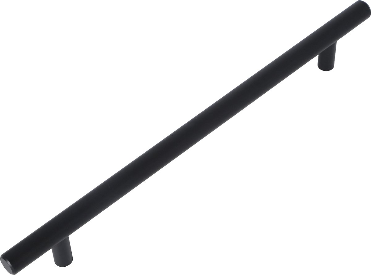 Meubelgreep Mila mat zwart 252mm rond - Boorafstand 192mm