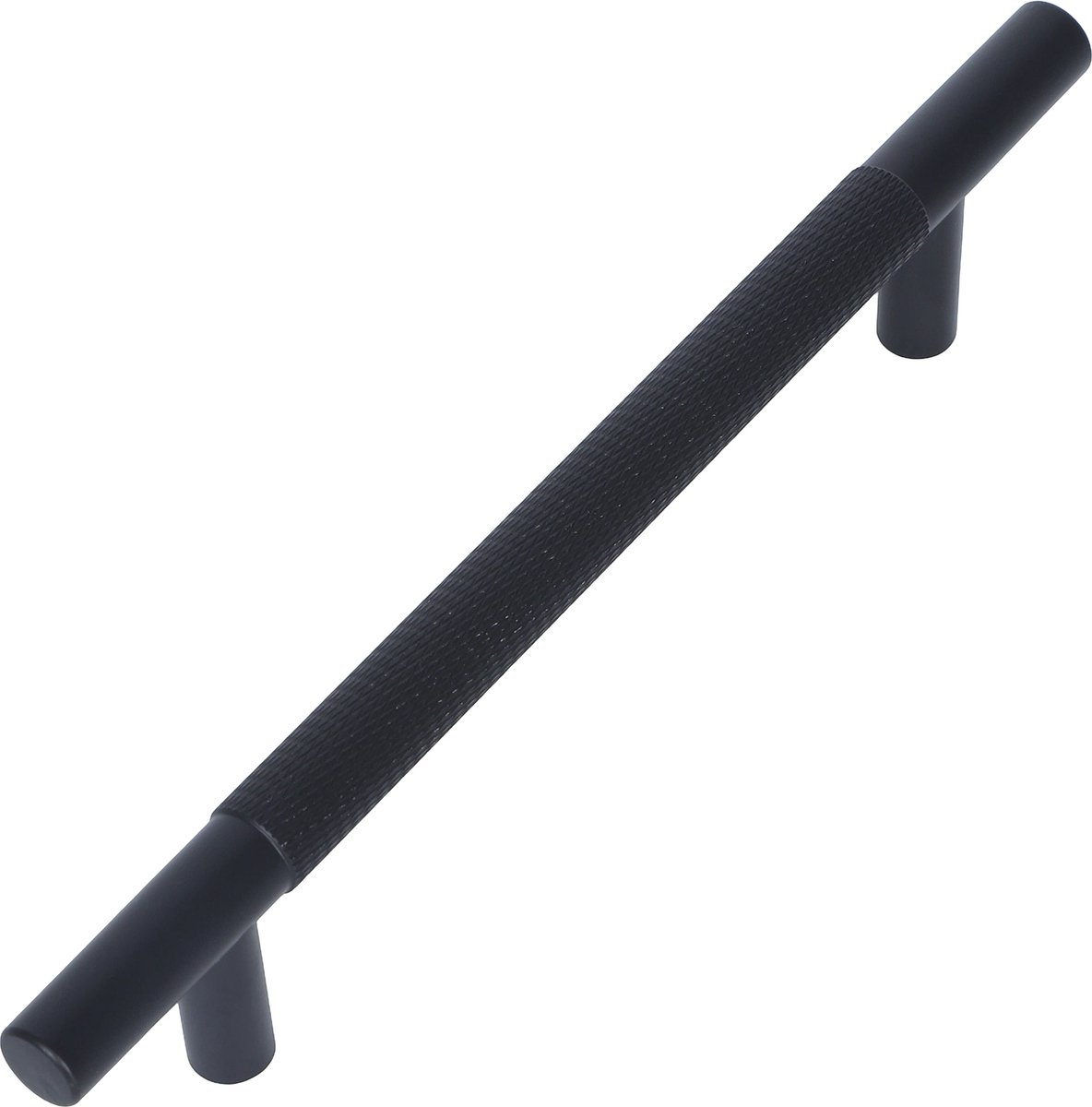 Meubelgreep Alvaro mat zwart 182mm - Boorafstand 128mm