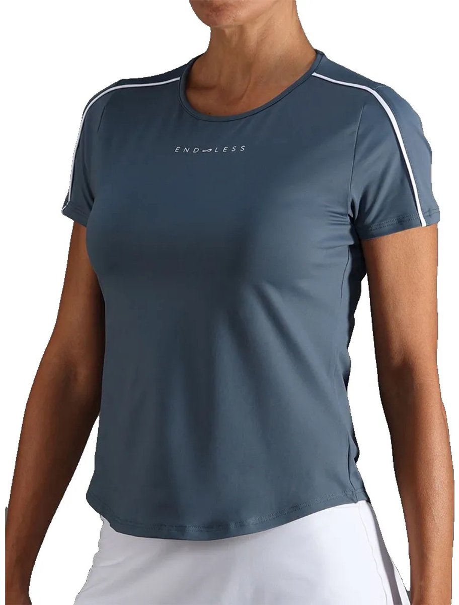 Endless Indy T-shirt Met Korte Mouwen Blauw L Vrouw