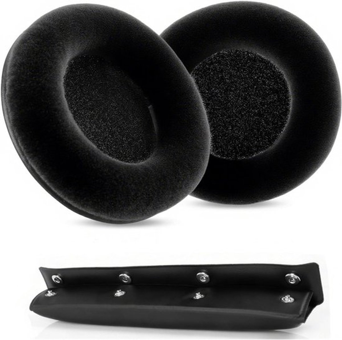 Vervangende Oorkussens voor MMX300, DT770, DT880, DT990 en Custom One Hoofdtelefoons - Zwart, Comfortabel en Duurzaam