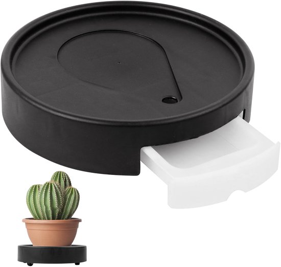 Solidchoice - Ronde Plantroller met 4 Wielen voor Buiten gebruik