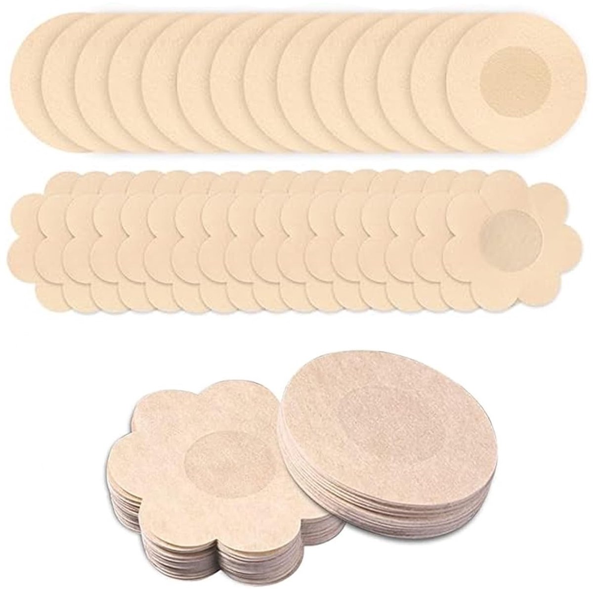 Solidchoice - 40 Stuks Onzichtbare Zelfklevende Tepelafdekkingen