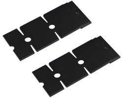 SSD Lengte Verlenging Adapter - M.2 Bracket Converter - Opslag Uitbreiden - Van 2230 naar 2280 - 2 Stuks - Zwart