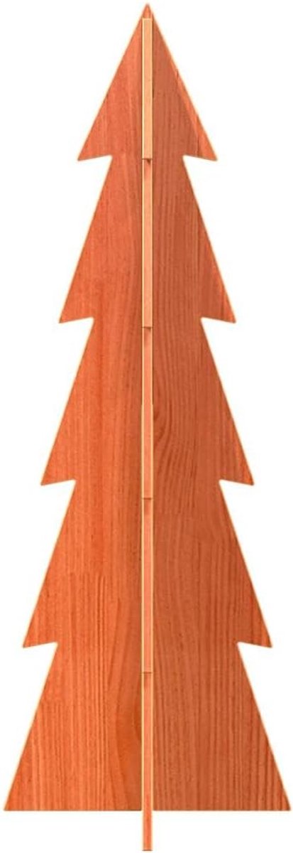 Generic Solid Wood Pine Christmas Tree 59.5 Cm, with Rustic Charm, Exceptional Stability for DIY Design Decoration - ShopVlot