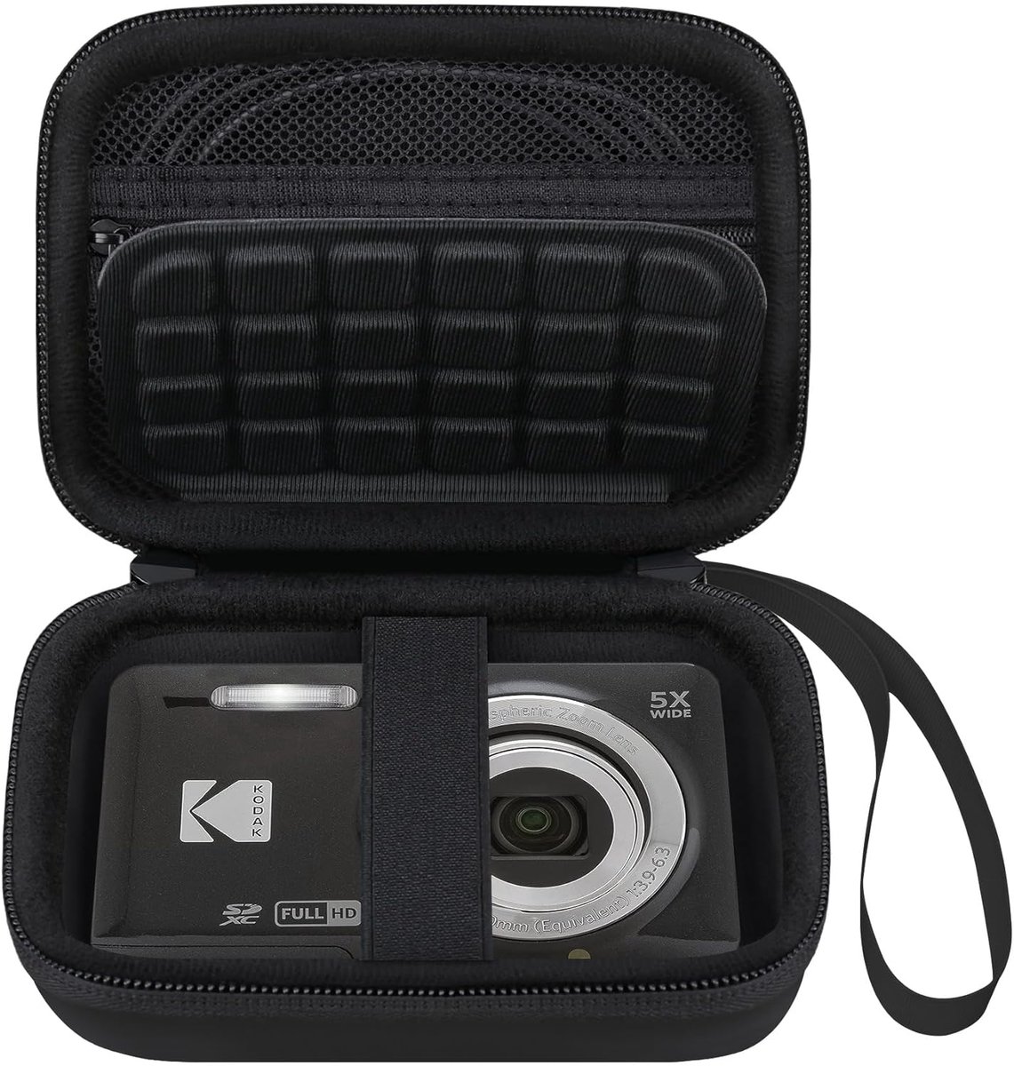 Elonbo Camera Bag for KODAK PIXPRO FZ55 / FZ53 / FZ45 / FZ43 16MP Digital Camera, Vlogging Camera Storage Bag Travel - ShopVlot
