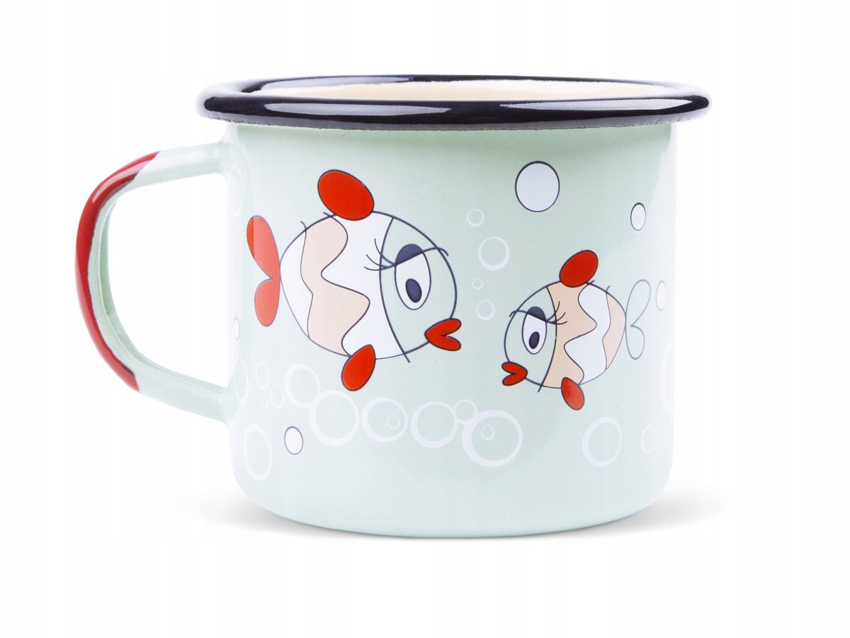 Emmer Mok Groen 350ml met Vissen - Collectie Fun