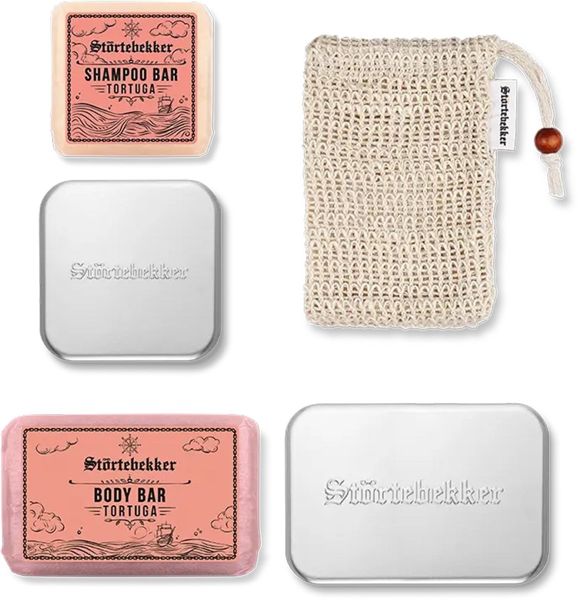 Störtebekker® Premium Douchegel & Shampoo Heren Sandelhout - Hair & Body Wash 2-in-1 met Aloë Vera - Voor Alle Huidtypen - Duurzame Fles van Gerecycled PET