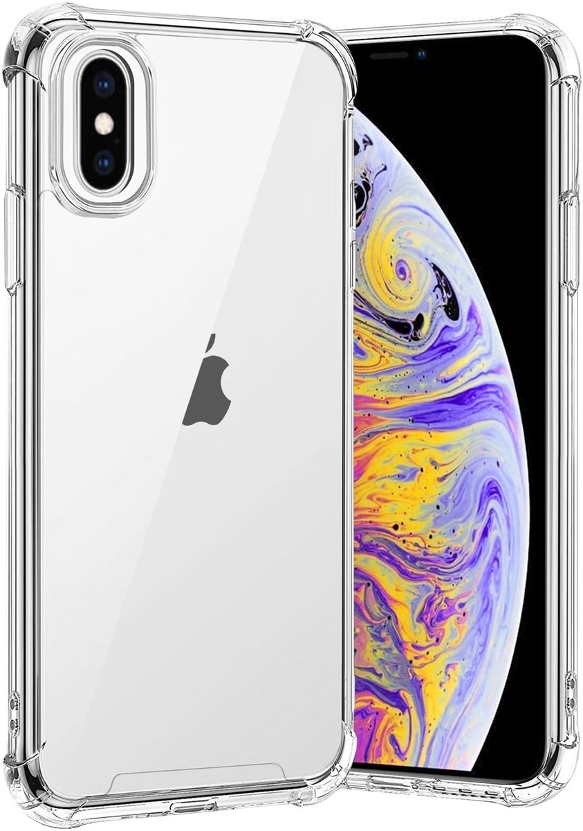 Solidchoice - Zachte Siliconen Bumper Case voor iPhone XS Max, Transparant