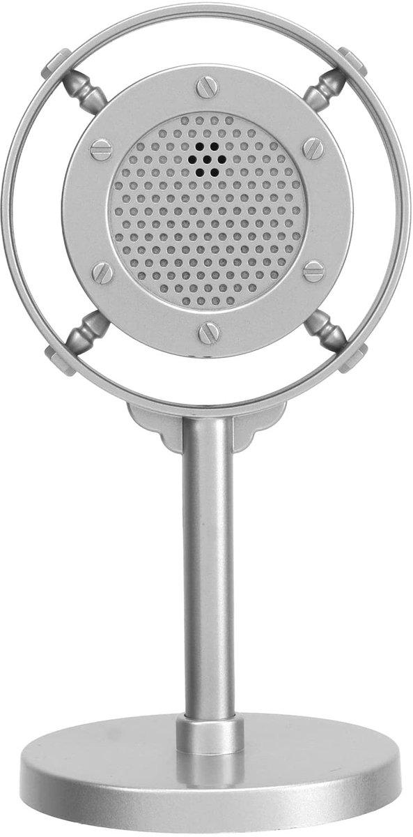 Solidchoice - Retro Microfoon Prop voor Fotografie en Feesten