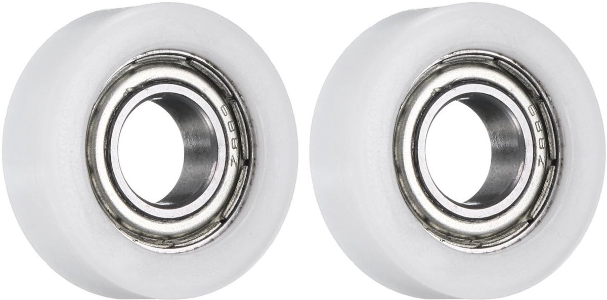 Solidchoice - Set van 2 Dubbel Beschermde Kogellagers voor Meubelaccessoires