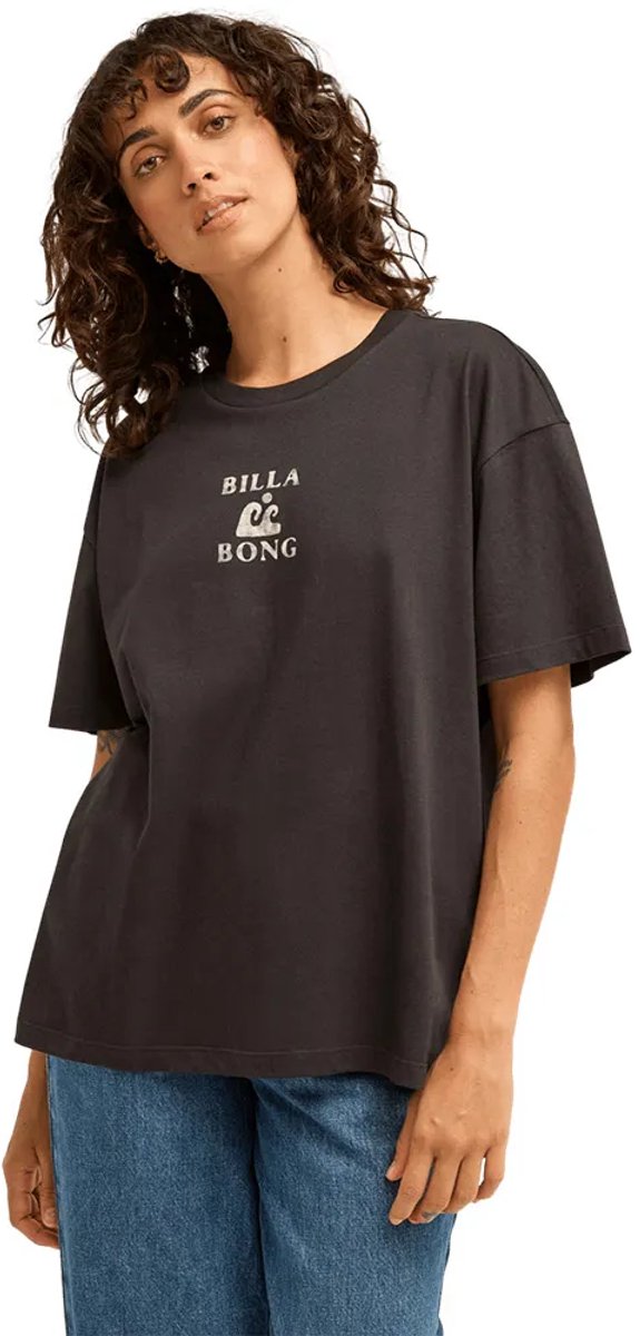 Billabong Surfing In Town Ebjzt00651 T-shirt Met Korte Mouwen S Vrouw Zwart