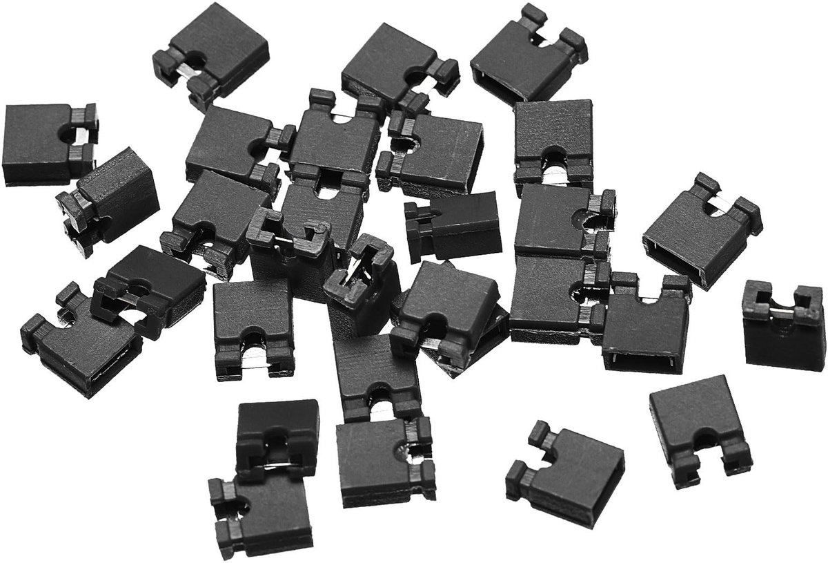 Solidchoice - 30 Stuks Jumpercaps 2,54 mm voor Verbindingen