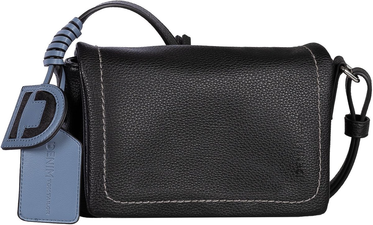 TOM TAILOR schoudertas Irida Flap Bag Black zwart