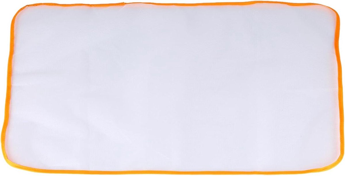 Strijkkussen Bescherming - Strijkmat Gaas - Delicate Stoffen - Dubbele Bescherming - 60x40 cm - Wit
