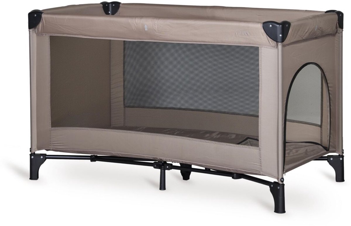 Quax Reisbedje met rits 120x60cm - Beige