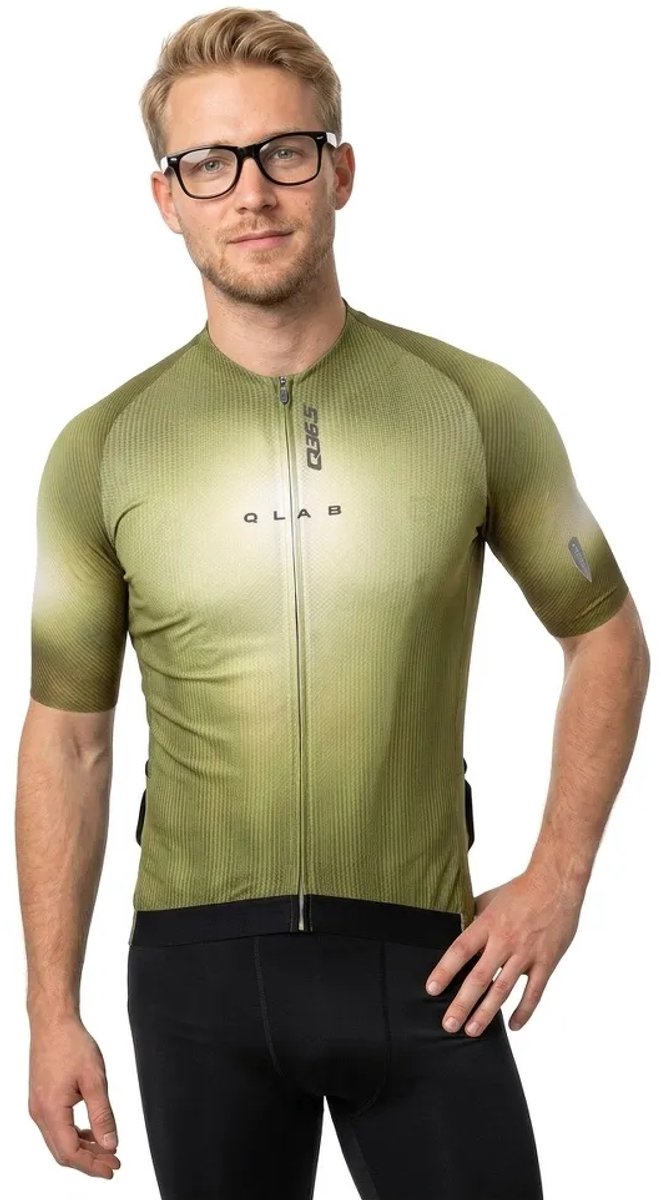 Q36.5 Gregarius Clima Q Lab Korte Mouw Wielertrui Groen XL Man