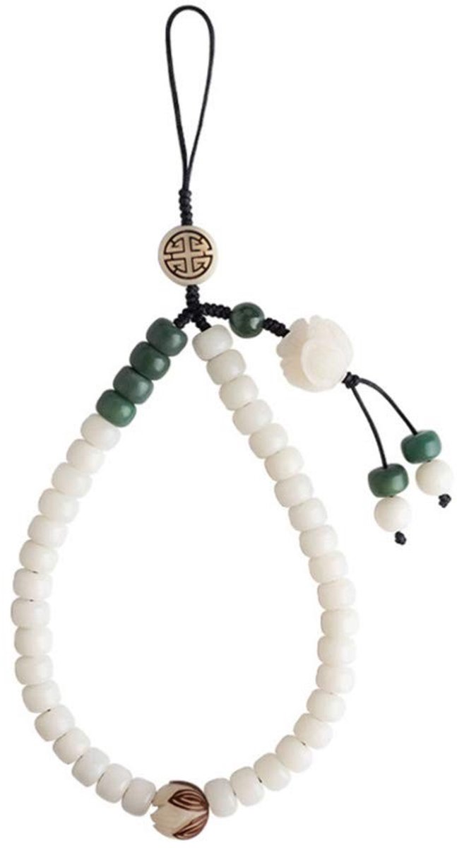 Solidchoice - Handpolsband voor Telefoon met Jaden Boeddhabeelden