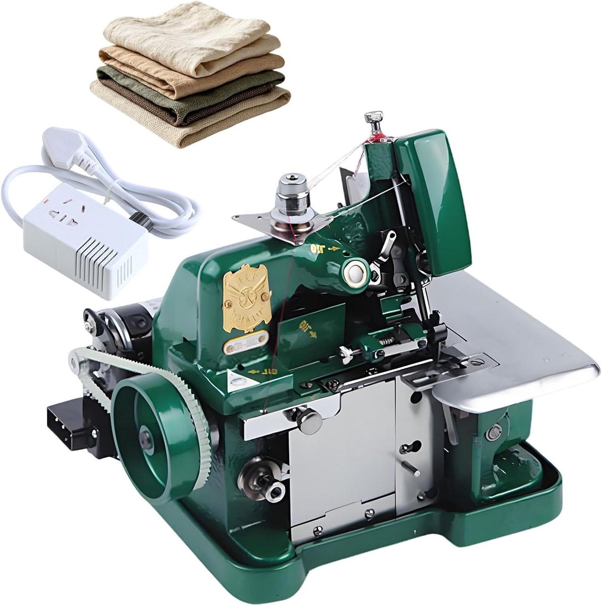 Overlock Naaimachine - Industriële Naaimachine - Kleding Maken - 3000 Steken Per Minuut - 255 x 210 x 270 mm