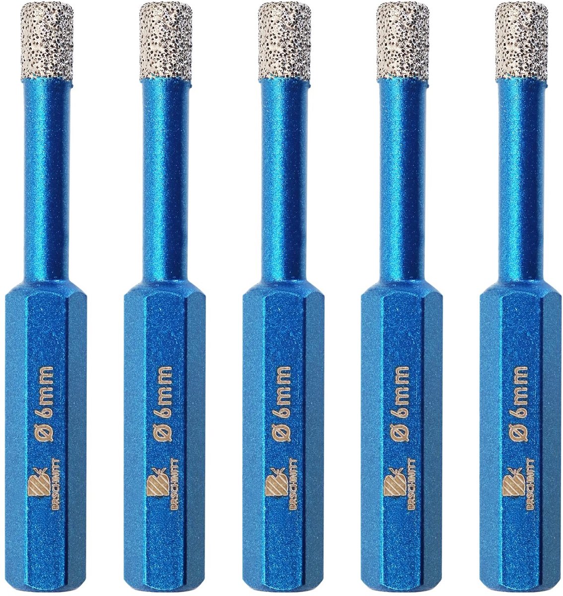 Solidchoice - Diamond Boorbitset - 5 Stuks voor Keramiek en Steen