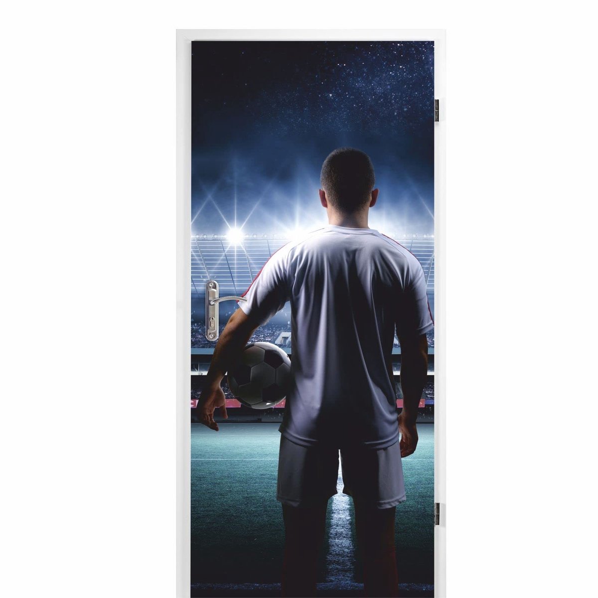 Solidchoice - Zelfklevend Deurbeeld Lavendel - Decoratieve Folie 0,9 x 2 m