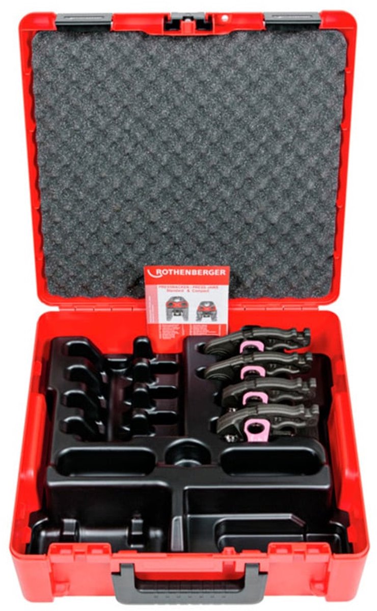 ROTHENBERGER Persbekkenset, Compact, >B< MaxiPro, 1/4-3/8-1/2-5/8" - 1000003580