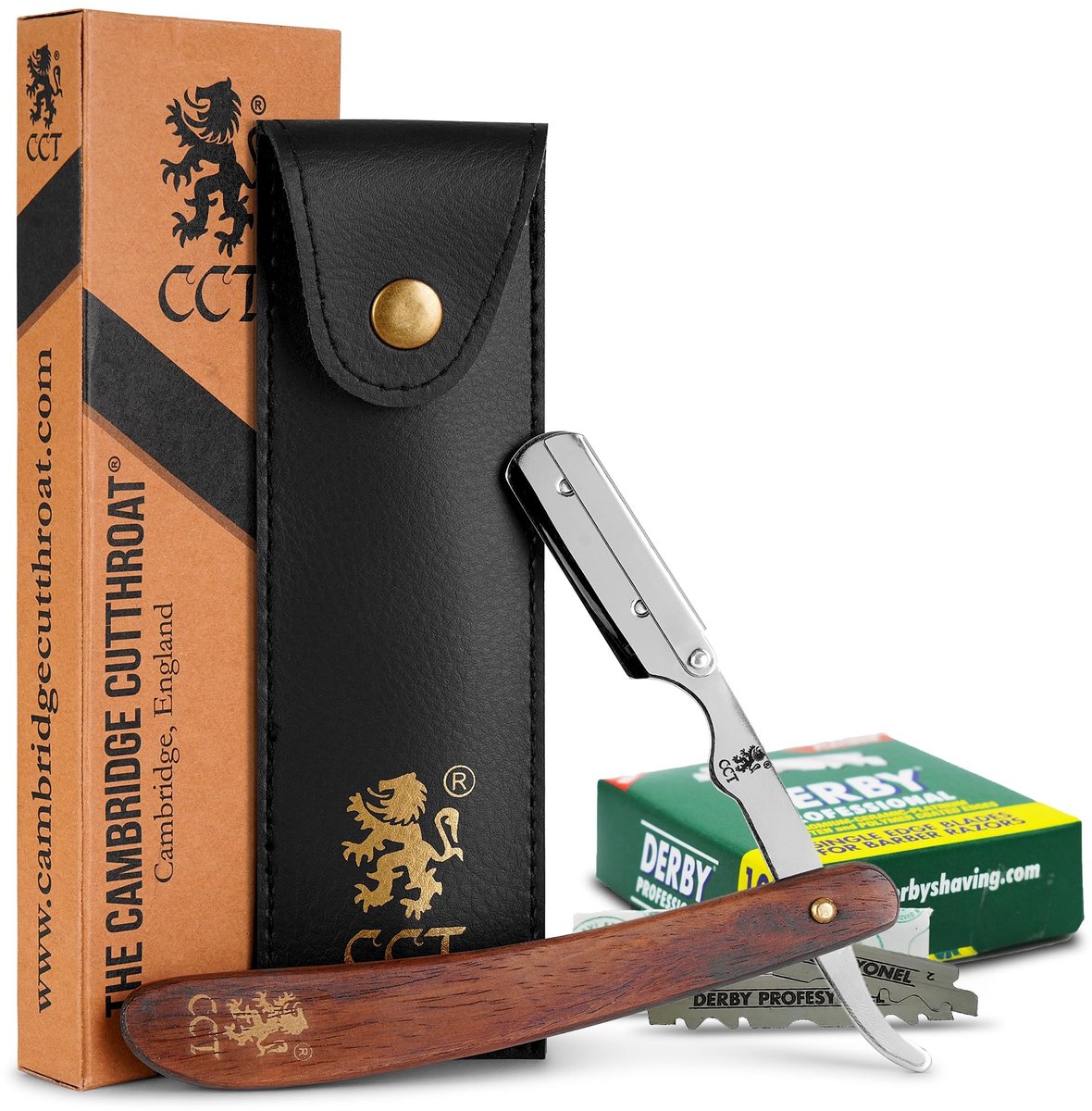 Solidchoice - Scheerkit met Premium Scheermes en Opbergzakje