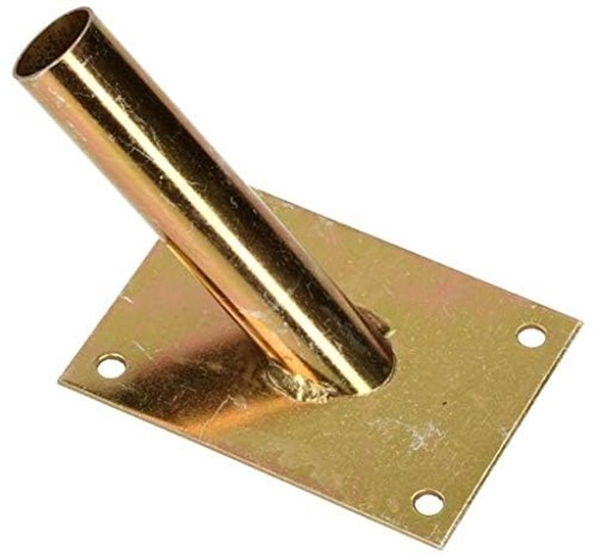 Solidchoice - Gegalvaniseerde Metalen Vlaggenmast Houder met 45 Graden Muursteun