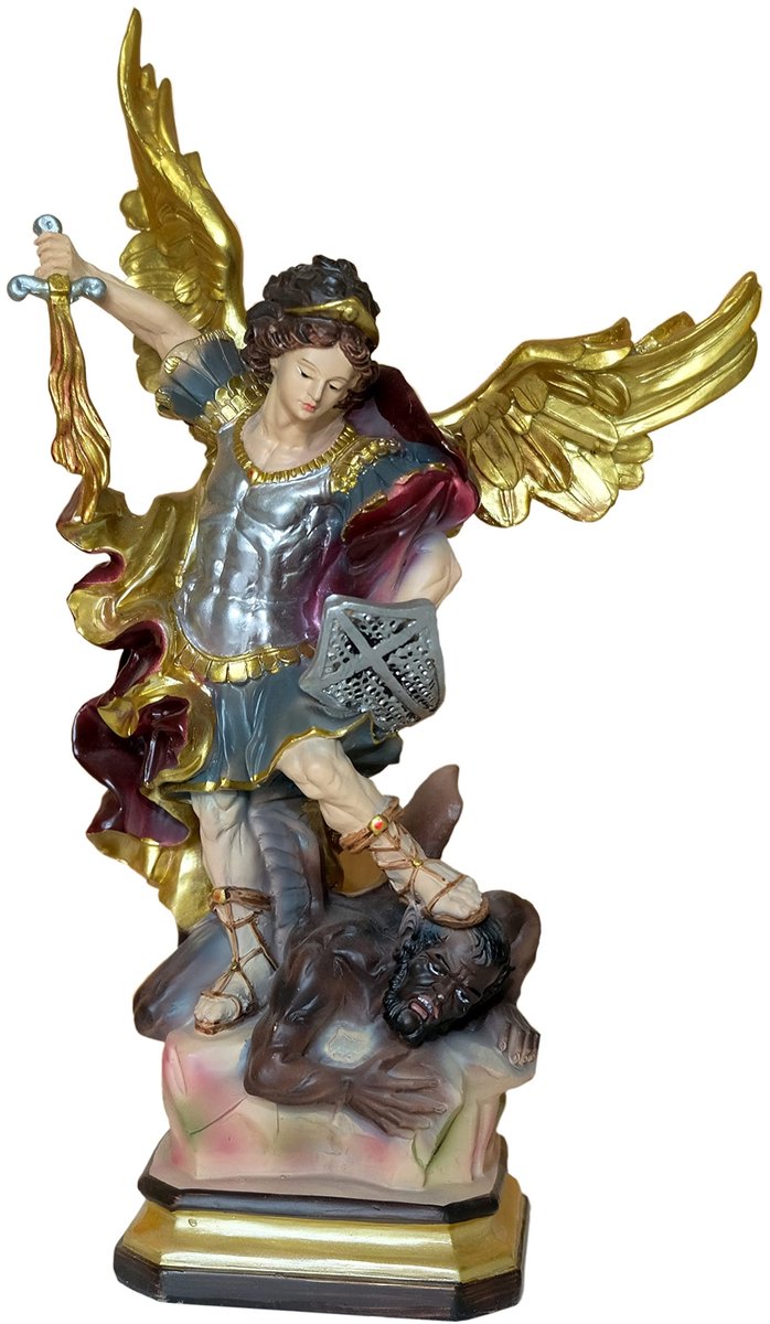 Solidchoice - Decoratief Figuur van Saint Michael Aartsengel 14,5 cm
