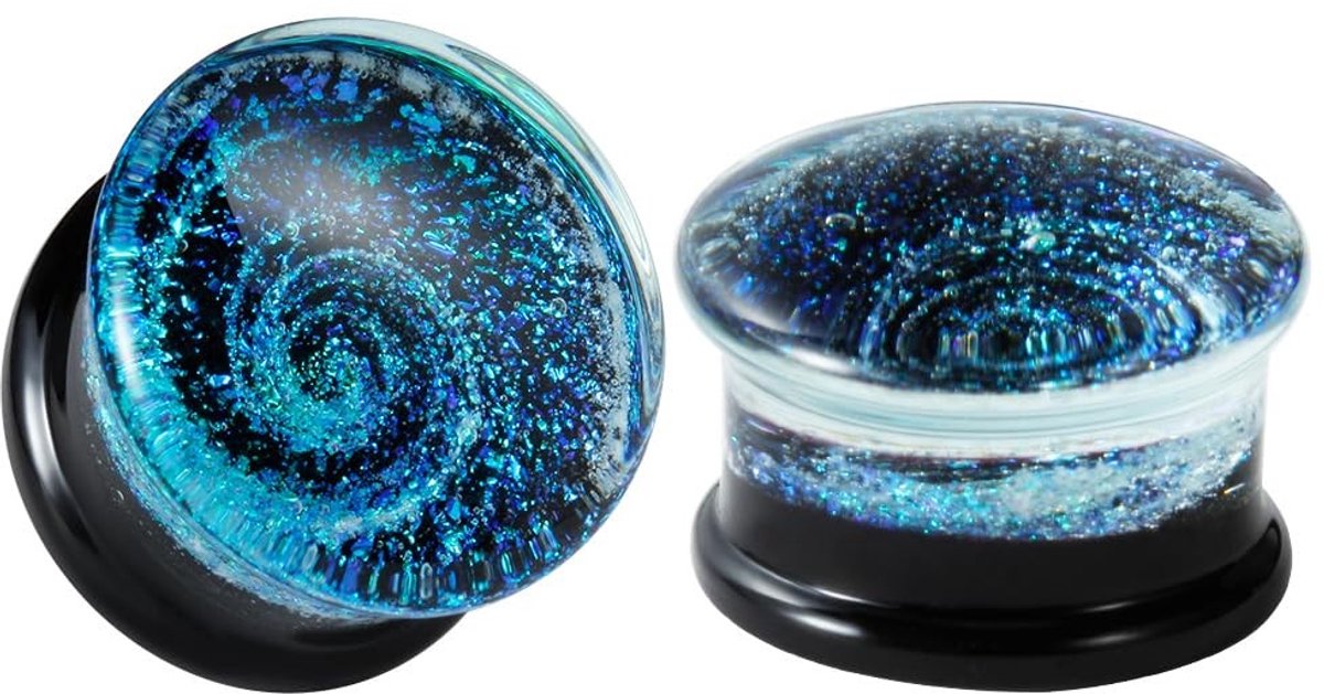 Solidchoice - Glas Expander voor Oorpiercingen, Maten van 6mm tot 25mm