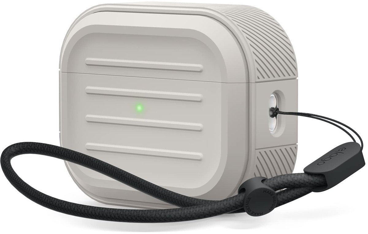 Solidchoice - Beschermhoes voor AirPods Pro 2 met Sleutelkoord