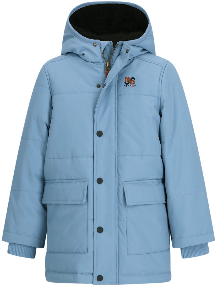 Moodstreet quilted parka JASPER M607-6235/ Ice Blue - maat 116