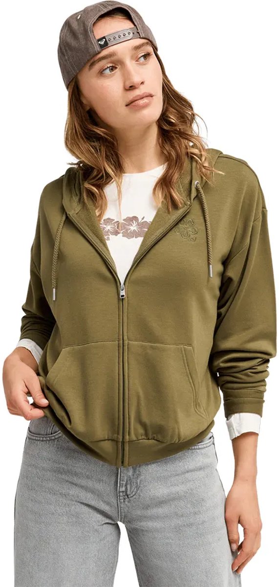 Roxy Surfing By Daylight Sweatshirt Met Rits S Vrouw Wintermoss
