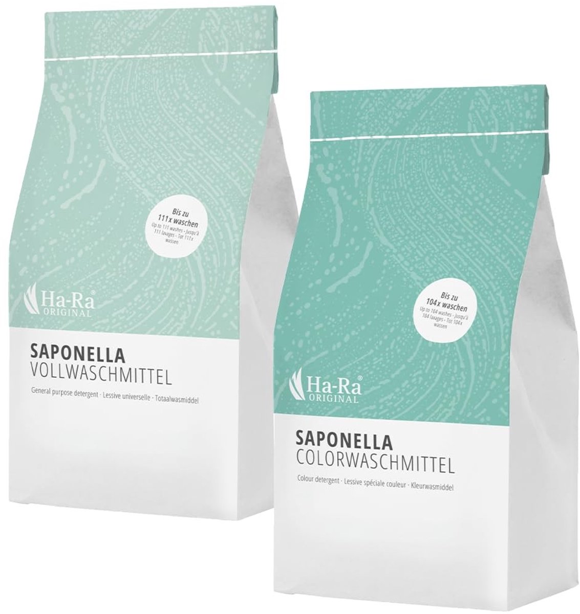 Solidchoice - Saponella Wasmiddelpoeder Combipack 3,4 kg