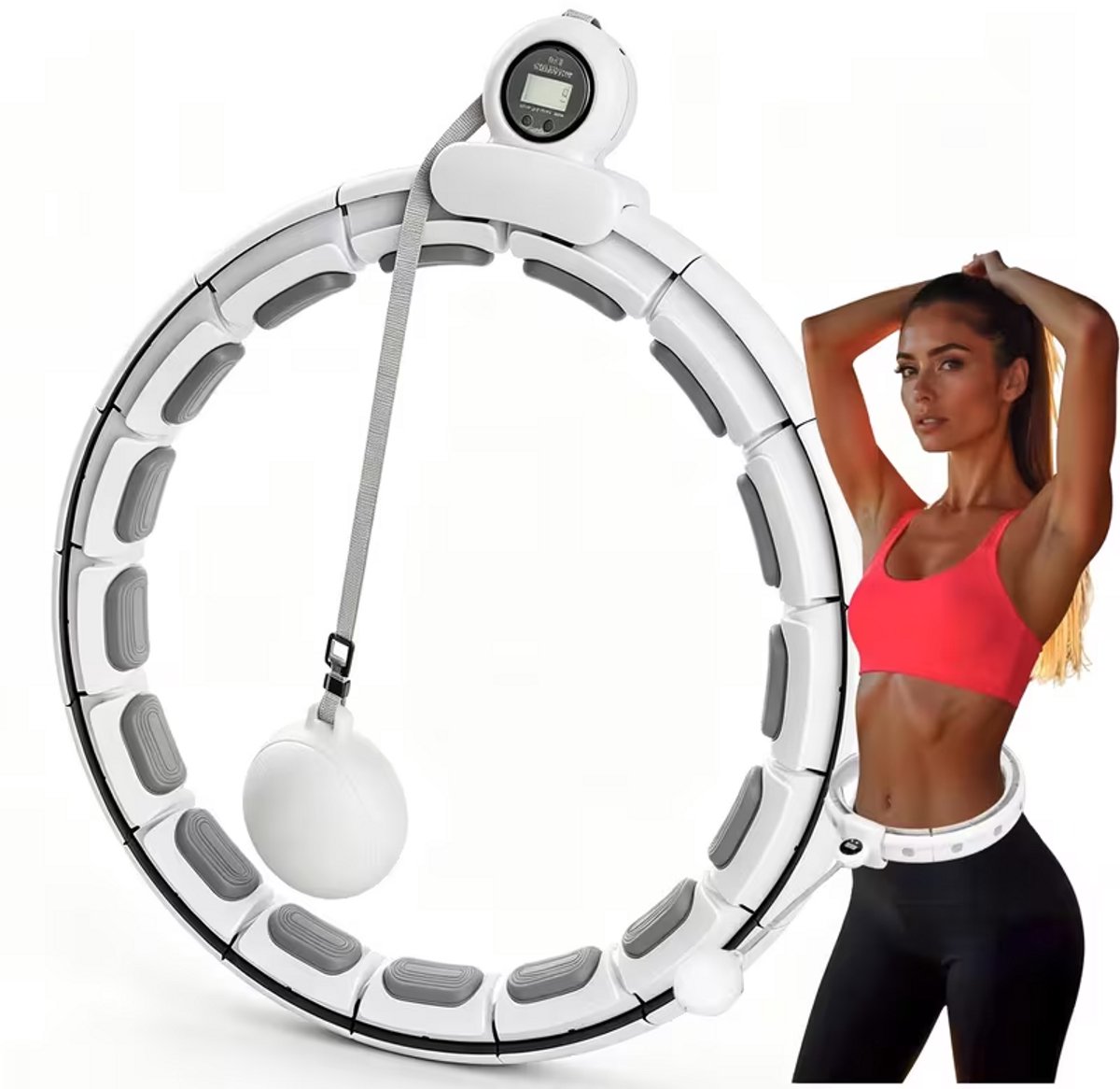 Fitnes Hoelahoep - Massage Hoela Hoep - Verstelbare Taille - voor een tailleomtrek van maximaal 110 cm