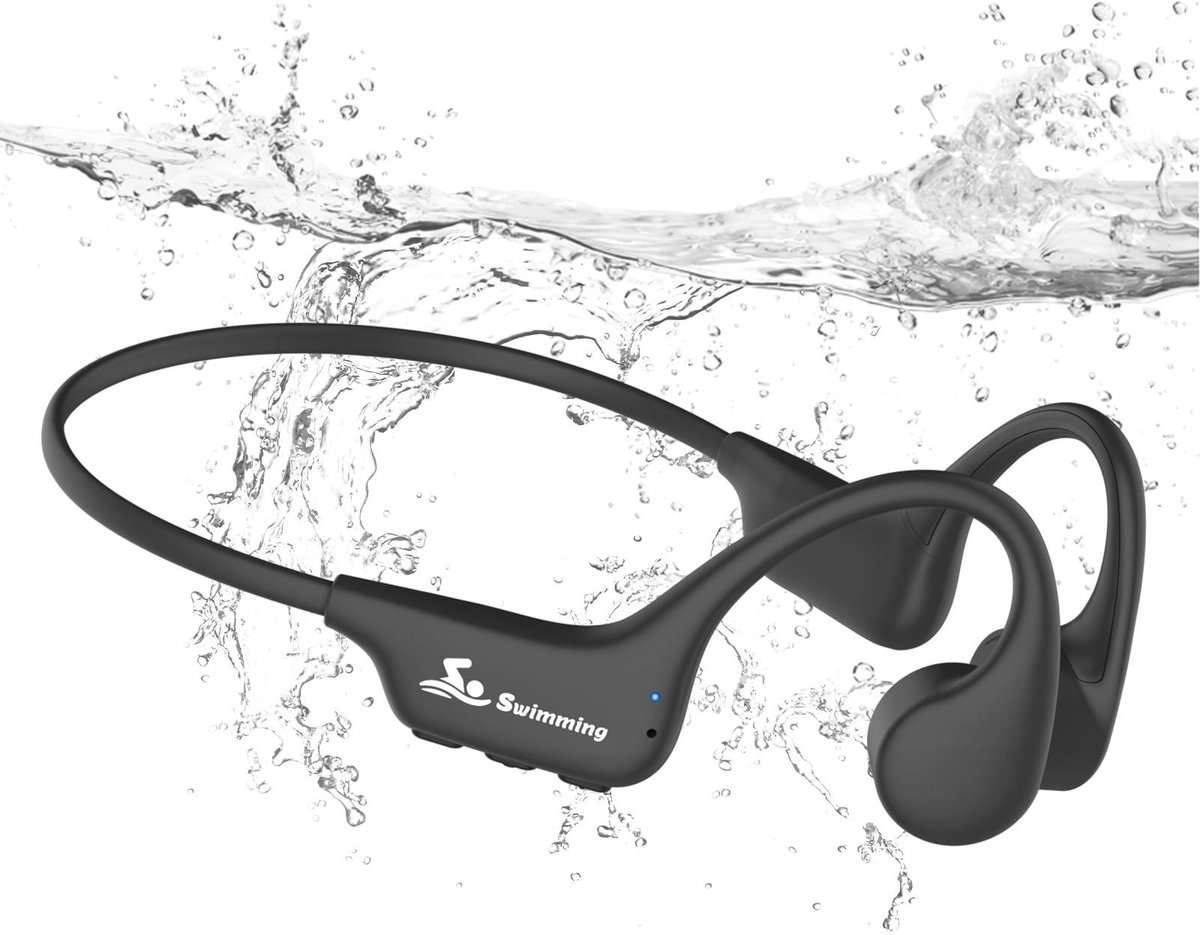 Solidchoice - Waterdichte Hoofdtelefoon met MP3-speler - Bluetooth 5.4 voor Zwemmen en Sporten