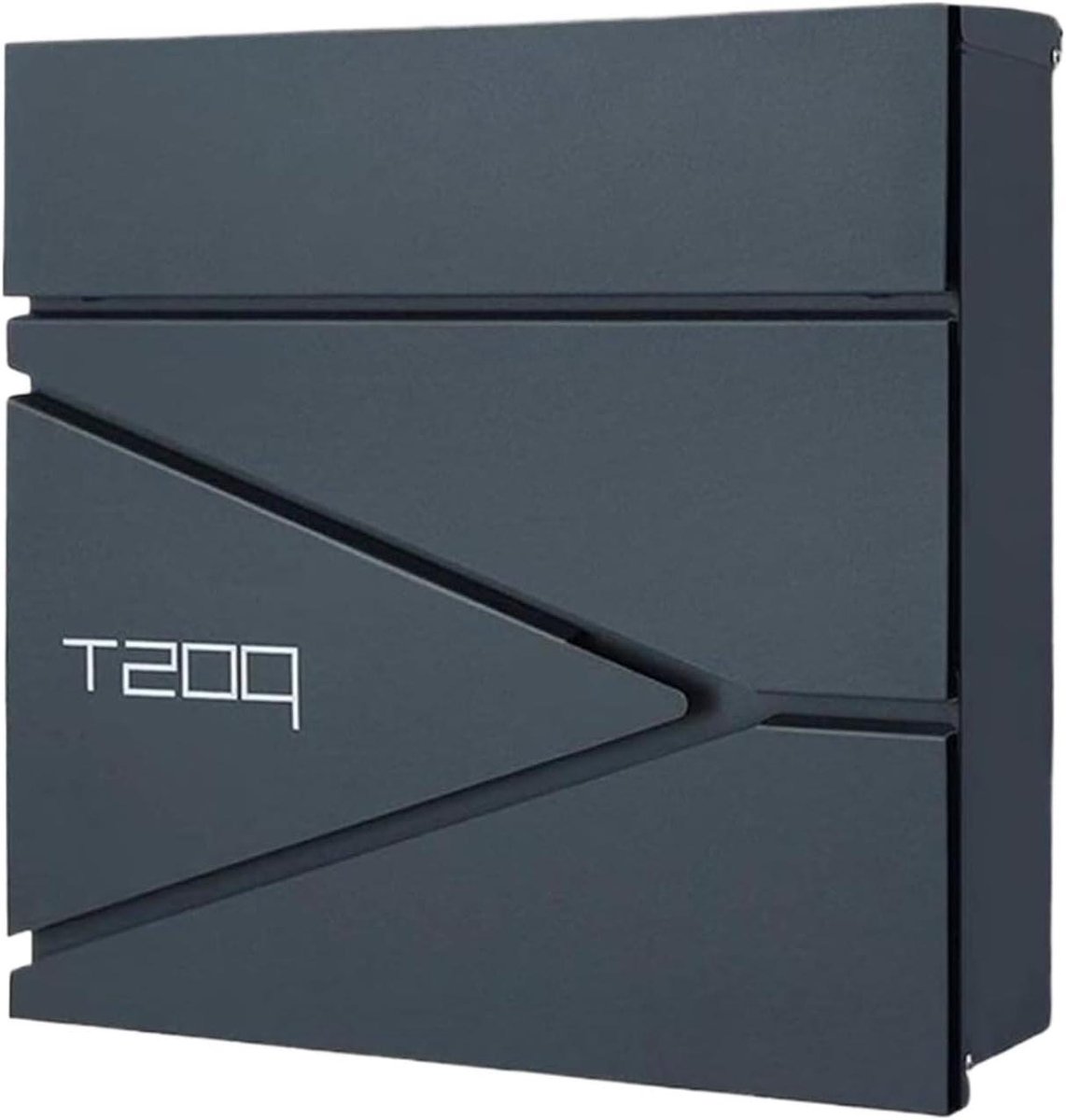 Brievenbus - Postbus Muurmodel - Post Veilig Opslaan - Afsluitbaar met Sleutel - 36x37x10.5 cm - Blauw