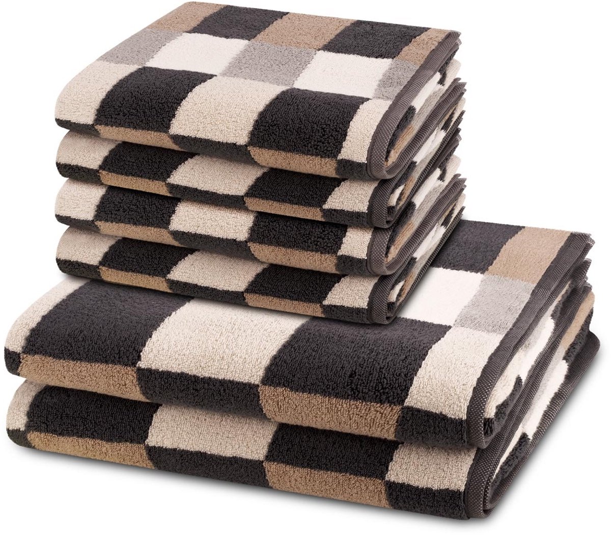 Ross Sonstiges 4 X handdoek 2 X douchehanddoek - in set 6 pack Three Stars