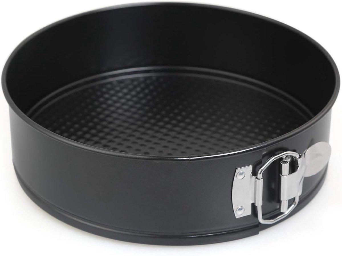 Springvorm cakepan 18 cm - ronde bakvorm - anti-aanbaklaag - ideaal voor cheesecakes - SnelShoppen