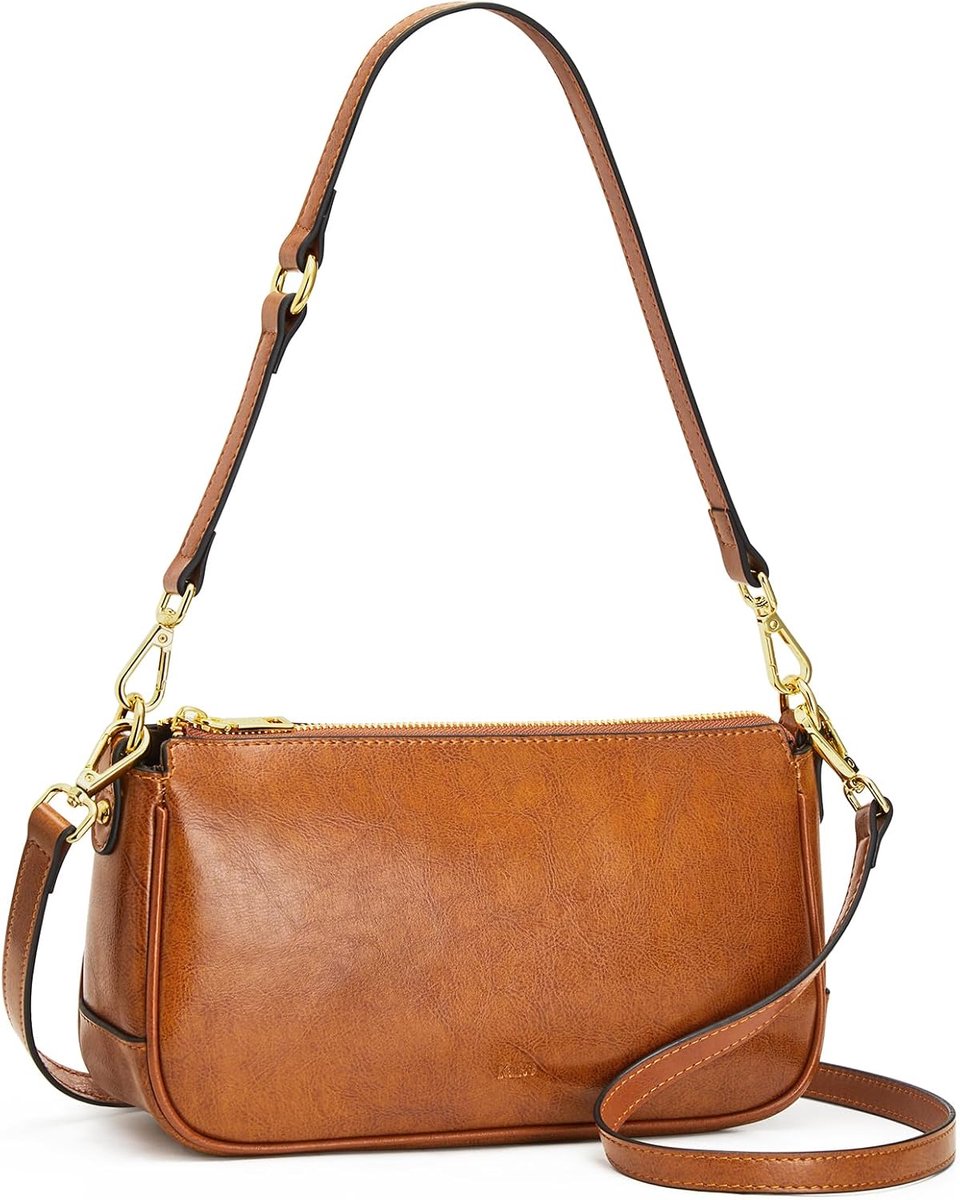 Schoudertas dames - mini hobo bag - veganistisch leer - trendy uitstraling voor dagelijks gebruik - SnelShoppen