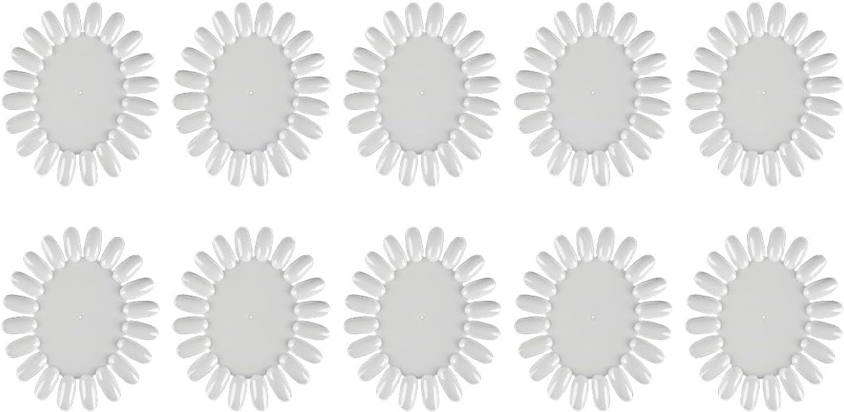 Nagel Tips 10 Stuks - Manicure Display - Plastic Nagel Monster Ring - Perfect voor Creatieve Nagel Kunst - SnelShoppen