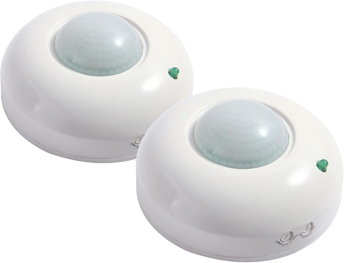 Ceiling PIR Bewegingssensor 360° - Aanpasbare LUX-instelling - Hoge gevoeligheid - Perfect voor binnengebruik - SnelShoppen